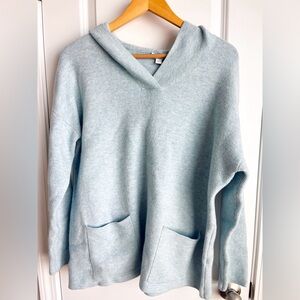 J Jill  Powder Blue Hoodie